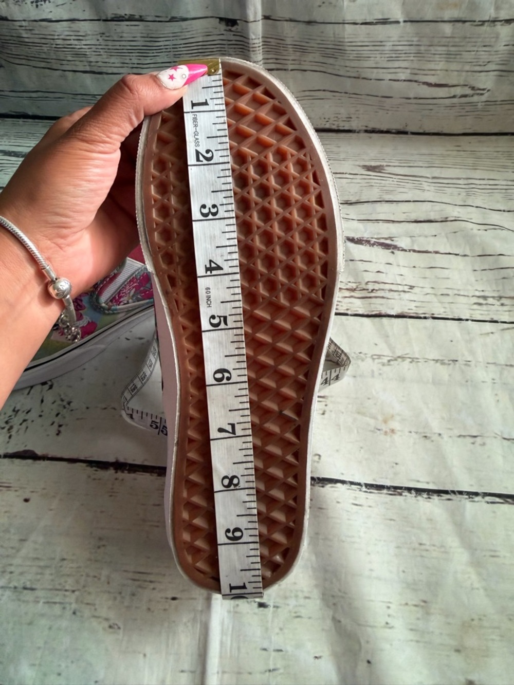 Vans Pink Multicolor Alice in Wonderland Slip-On Sneakers - Picture 10 of 11